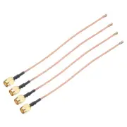 RG178 Coaxial Cables U.FL(/) Mini PCI to SMA Male 0.5FT 4Pcs
