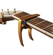 Gold Aluminum Alloy Guitar Capo For Acoustic, Classical, or Electric Guitar