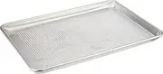 Artisan Professional Perforated Aluminum Baking Sheet Pan with Lip, 18 x 13-inch Half Sheet, Silver