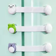 3pcs Toddler Child Lock Kitchen Cupboards Baby Proof Safety Cabinets Door Drawer