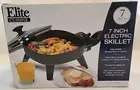 Elite Cuisine 7 Inch Electric Skillet With Lid Cool Touch Knob 32oz Capacity