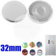 Metal Button Parts Supplies Fridge Magnet 32mm/1.26in for Button Maker Machine