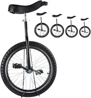 Mom/Dad/Adult Balance Unicycle 20/24 Inch, Black, 16/18 Inch Wheel Kid's Unicycle for 9-15 Year Old Child/Boys/Girls, Best Birthday Gift Durable TDF