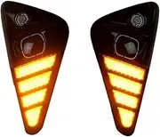 Wing Mirror Indicator Light Car DRL Daytime Running Light LED Fog Lamps Dual Color Light For Toyota For Yaris Cross 2023 2024 Turn Signal Light