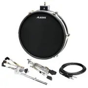 Alesis 12" Dual Zone Mesh Drum Pad Bundle with Snare Stand & 1/4" TRS Cable