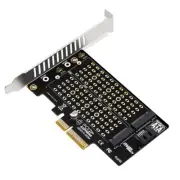 M.2 NVMe NGFF SSD to PCIE SATA Adapter M Key B Key B+M Key S1K54302