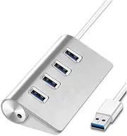 Xuegier 4 Port 5Gbps High Speed Power Adapter USB 2.0 Hub USB HUB USB Splitter for Laptop Adapter Computer Accessories