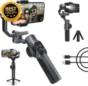 Smooth 5S, 3 Axis Gimbal Stabilizer for Smartphones Iphone (Grey, Standard)