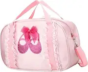 [ROMISBABA] Ballet Bag for Boys and Girls Single Shoulder Backpack Beautiful Pattern Design for