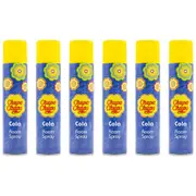 6PK Chupa Chups 300ml Cola Room Spray Home/Office Fragrance Air Freshener Blue
