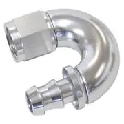 Aeroflow 510 Series Full Flow Tight Radius Push Lock 180° Hose End -12AN, AF516-12S