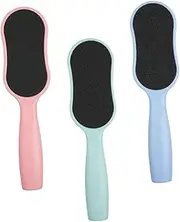 CALLARON 3Pcs Foot Rasp Tool Handheld Pedicure File for Dead Skin Removal Double Sided Grinding Surface Foot Care Trimmer for Smooth Skin for Home Use and Gifting