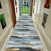 Carpet, Rugs Living Room Carpet Mat Front Door/Entrances/Office Carpet Runners 3D Printing Three-Dimensional Non-Slip Hall Stairs Corridor Narrow Runner Rugs,0.8m x 6m