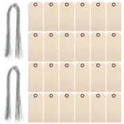 50pcs Shipping Wired Tags Tags Blank Tags Packaging Tags with Iron Wires