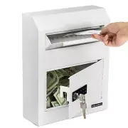 Volcora Key Drop Box with Lock, Drop Slot Depository Safe Box Digital Keypad,...