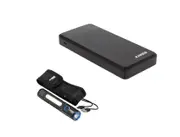 Kings 20,000 mAH Lithium Portable Power Bank + Rechargeable Torch