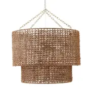Navarre Pendant Light 3Lt in Rattan
