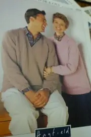 Hayfield Knitting Pattern 4504 Grampion DK & 4 Ply Sweaters Unisex 32-44