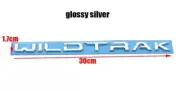 WILDTRAK Chrome Silver Boot / Door Car Badge Emblem Adhesive for Ranger NEW