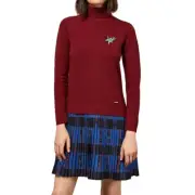 Ted Baker Paraz Woven Knit Check Dress, Size 2