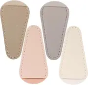 BELLIFFY 4pcs Cuticle Nipper Protector Soft Scissor Covers for Nail Care Decorative Cuticle Scissors Caps Durable and Stylish Manicure Tools for Salon Use