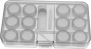 [TOVINANNA] Travel - Case Small Storage Box for Contacts Holder Leakproof Makeup Organizer for Storage Carry Compact Portable Packing Box