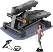 Steppers for Exercise at Home, Stair Stepper with Resistance Bands and Mat, 330L