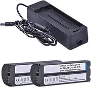 2000mAh NB-CP2L NB-CP2LH Battery + Charger，Compatible for Canon NB-CP1L CP2L SELPHY CP100 CP200 CP300 CP400 CP510 CP1500 Printers Accessory(2 Battery Set)