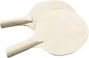 Kids Table Tennis Rackets Blanks Unfinished Pingpong Paddles Multipurpose Lightweight Practical Sturdy DIY Creative Painting
