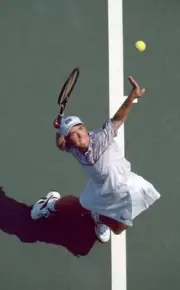 Lisa Raymond USA at the US Open at the USTA National Tennis Center- Old Photo