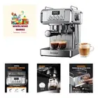 Espresso Machine 20 Bar with Milk Frother Steam Wand, Professional Latte & Ca...