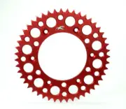 Renthal Fits 96-17 Honda CRF 230F/ CR250R/ CRF450R Rear Grooved Sprocket - Red 5