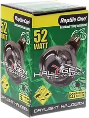 Halogen Heat Lamp Daylight 52W Eqv 75W E27 Kongs Reptile Light Vivarium Health