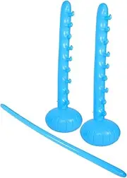 MUELODSIC Inflatable Limbo Game for Jumping Stick for Outdoor Parties Backyard Activities Balance Coordination Motor Skills Safe Summer Party Decoration