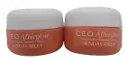 2 Pc - SUNDAY RILEY C.E.O AFTERGLOW Brightening Vitamin C Cream 0.3oz / 8g Each