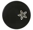 24" Black Marble Coffee Table Top Round Mother of Pearl Stone Luxury Furniture