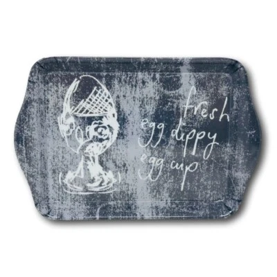 Ulster Weavers Melamine Snack Scatter Tray Chalkboard Chicken Egg