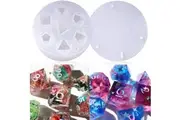 Let's Resin - 7 Piece Polyhedral Dice Set Resin Mould