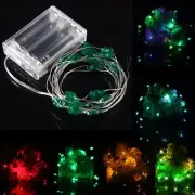 2M 18 LED Battery Operated Xmas Four leaf Clovers String Fairy Lights Party Wedding Christmas Decor