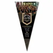 126593 PENRITH PANTHERS 2021 NRL PREMIERS TEAM IMAGE FELT WALL PENNANT FLAG