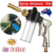 High Pressure Car Foam Gun Wash Washer Lance Soap Spray Bottle Hose Pipe Tool YA