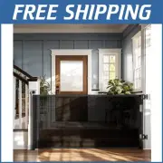 Extra Long Indoor/Outdoor Mesh Pet Safety Gate - 33" Tall, 76" Wide Retractable