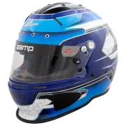 Zamp Helmet H760C31XL; RZ-70E Switch X-Large Full Face Blue/Light Blue Snell/FIA