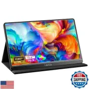 Lepow Portable Monitor, 15.6 Inch Full HD 1080P USB Type-C Computer Display I