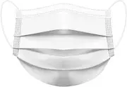 400 Piece White Face Mask Disposable / 3-Ply Ear-Loop Non Medical Mouth & Nose
