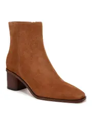 Vince Women's Gema Snip Toe Block Heel Ankle Boots 8.5