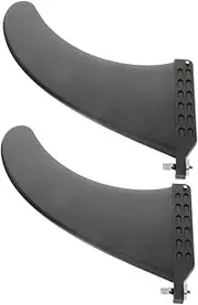 HANABASS 2Pcs Surfboard Fin Water Stabilizer Detachable Paddle Fin for Surfboards Paddleboards Water Sports Easy Installation Travel Friendly Water Separator
