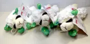(3x) Multipet Lamb Chop with Santa Hat and Buffalo Check Paws Dog Toy - 6