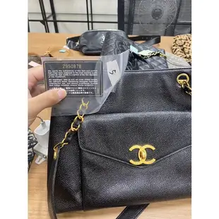 香奈兒Chanel vintage 老香 古董包 信封包 公事包 金球包 古著 魚子醬