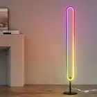 RGB LED Floor Lamp Remote Control Corner Light Stand Gaming Room 118CM Hom 18-BK